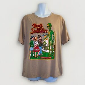 ROMWE Don’t Talk To Strangers T-Shirt NWOT